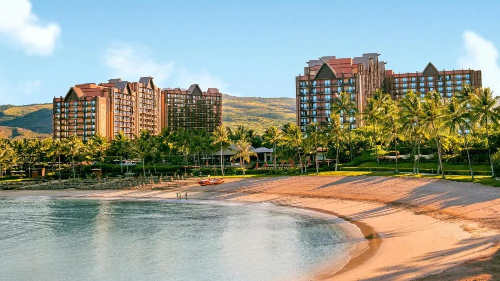 Aulani Disney Vacation Club Villas family resort with pools and Ko Olina lagoon setting