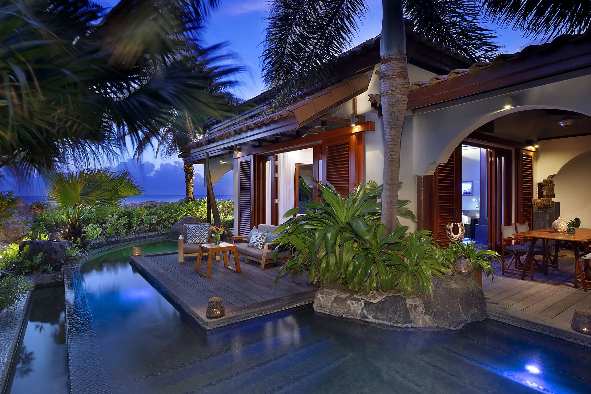 Baoase Luxury Resort exclusive beachfront retreat with villas, private pools, and Balinese-inspired design