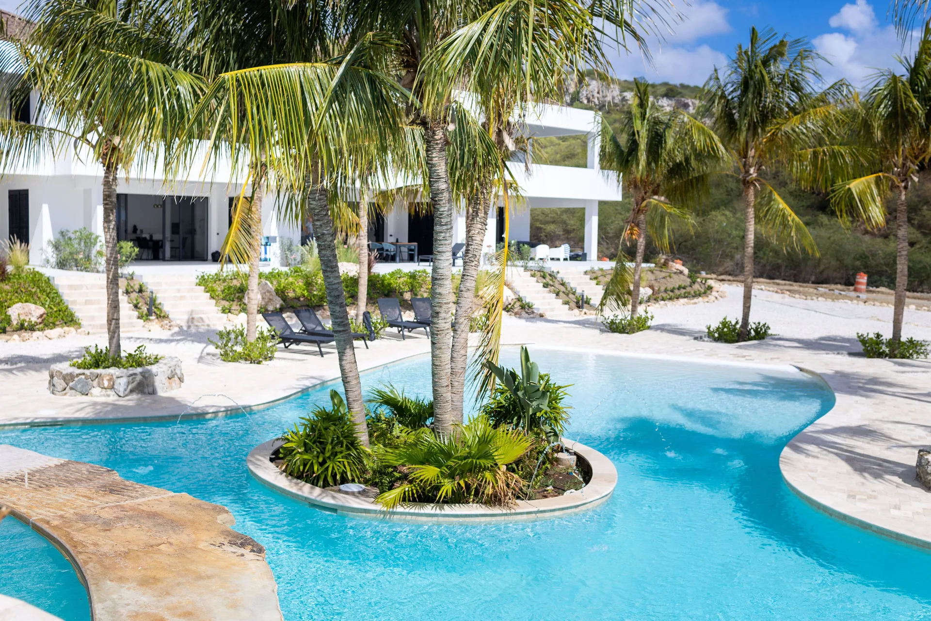 Blue Bay The Reef modern seaside apartments with ocean views, private pools, and Blue Bay beach access