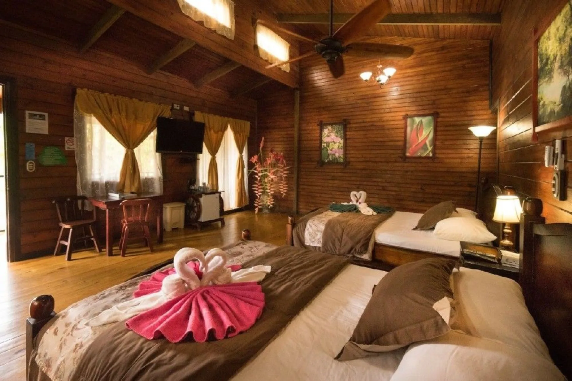 Blue River Resort and Hot Springs volcano resort with thermal pools and rainforest gardens