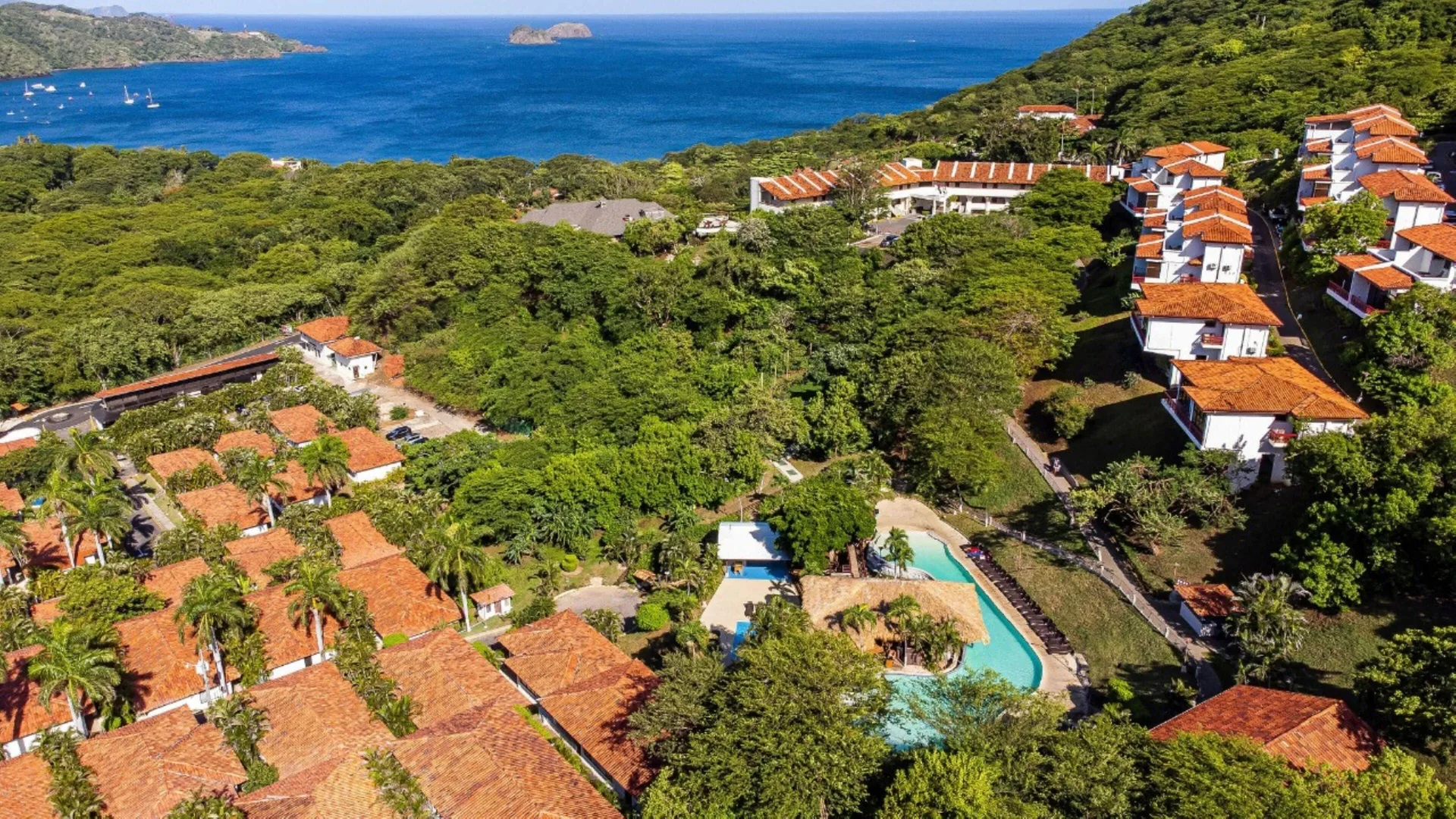 Villas Sol Beach Resort all-inclusive Playa Hermosa resort with hillside views and pools