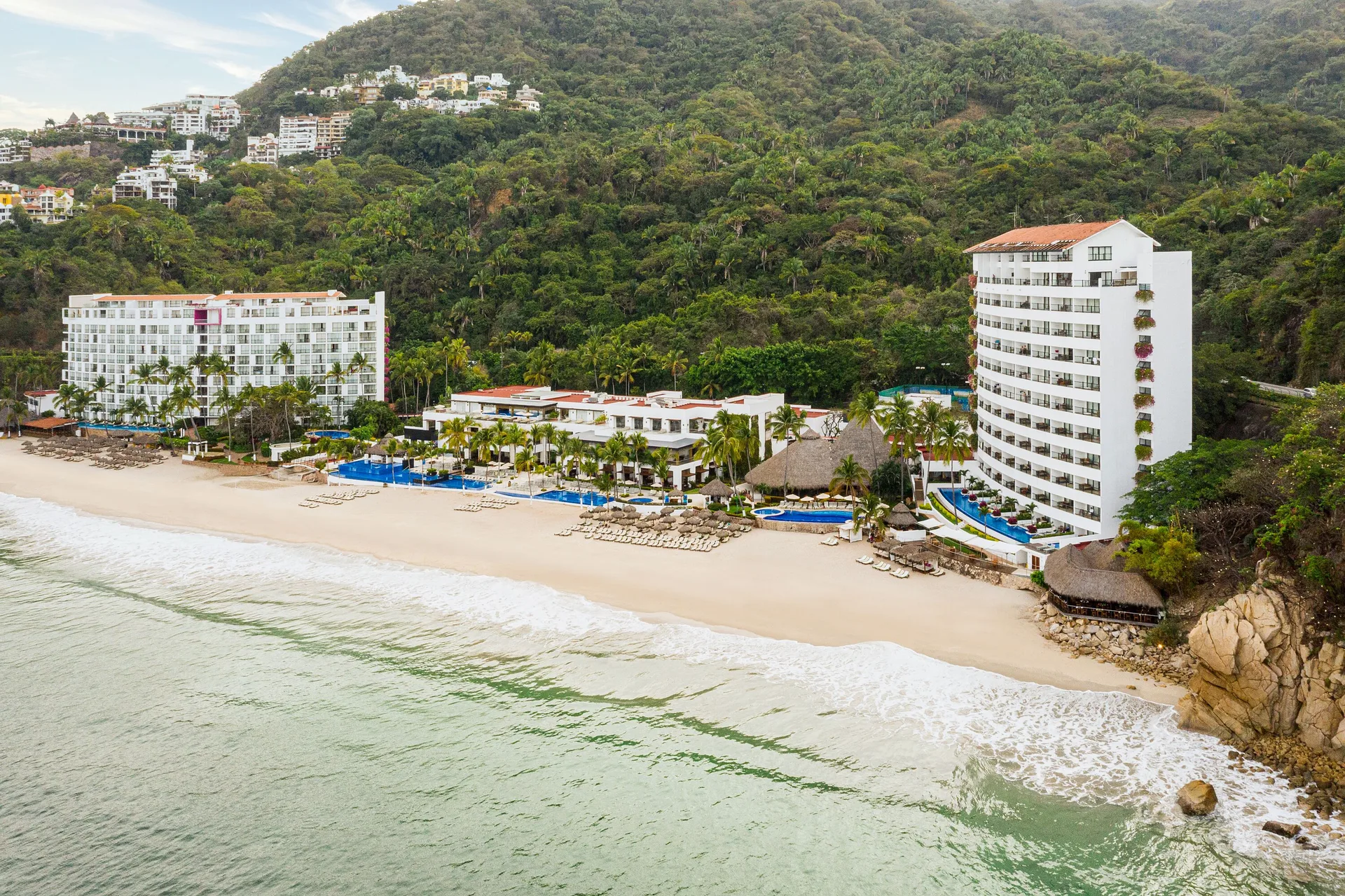 Hyatt Ziva Puerto Vallarta all-inclusive beach resort with oceanfront pools and family-friendly setting