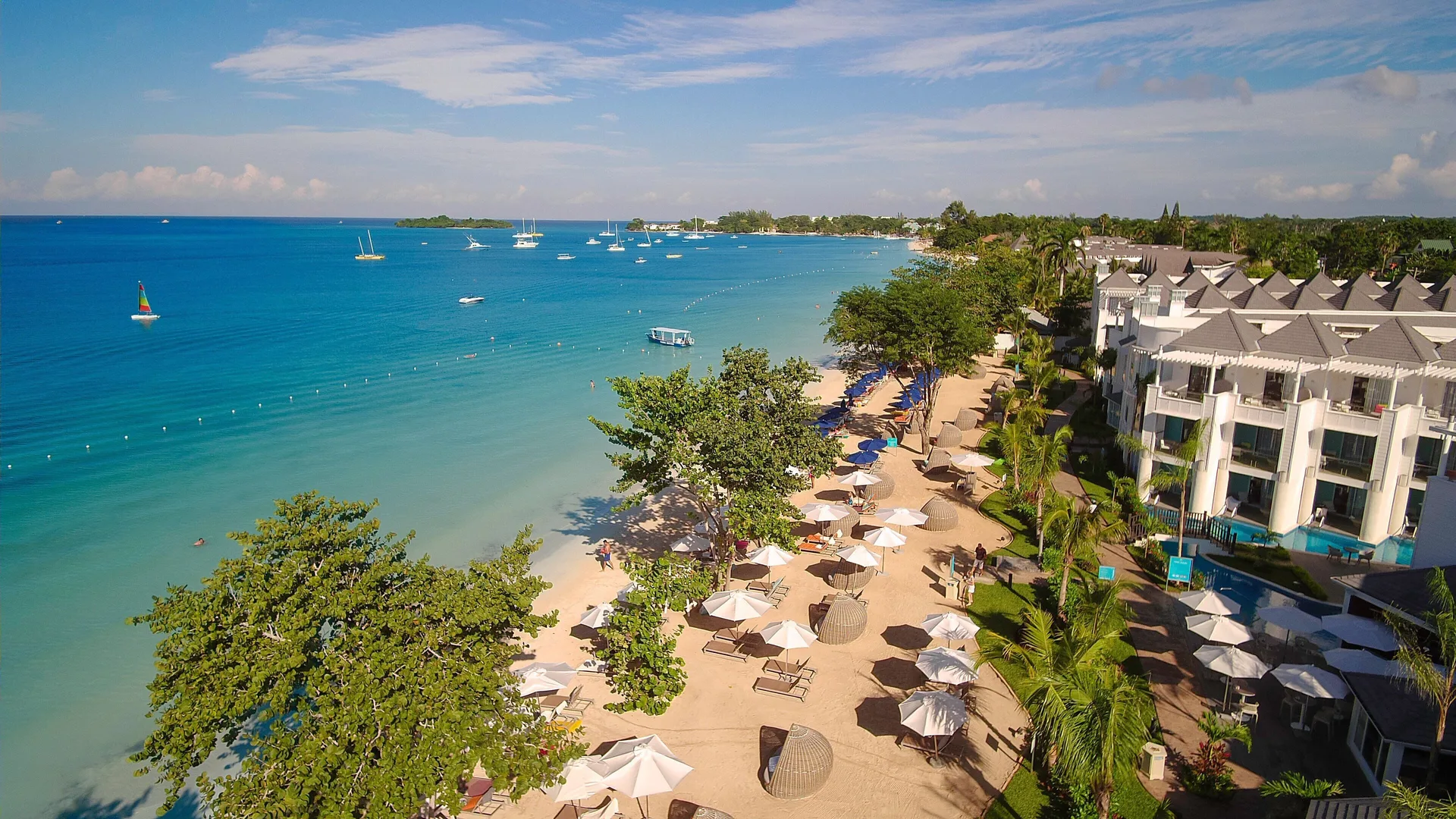 Azul Beach Resort Negril gourmet all-inclusive resort with beachfront dining and family-friendly atmosphere