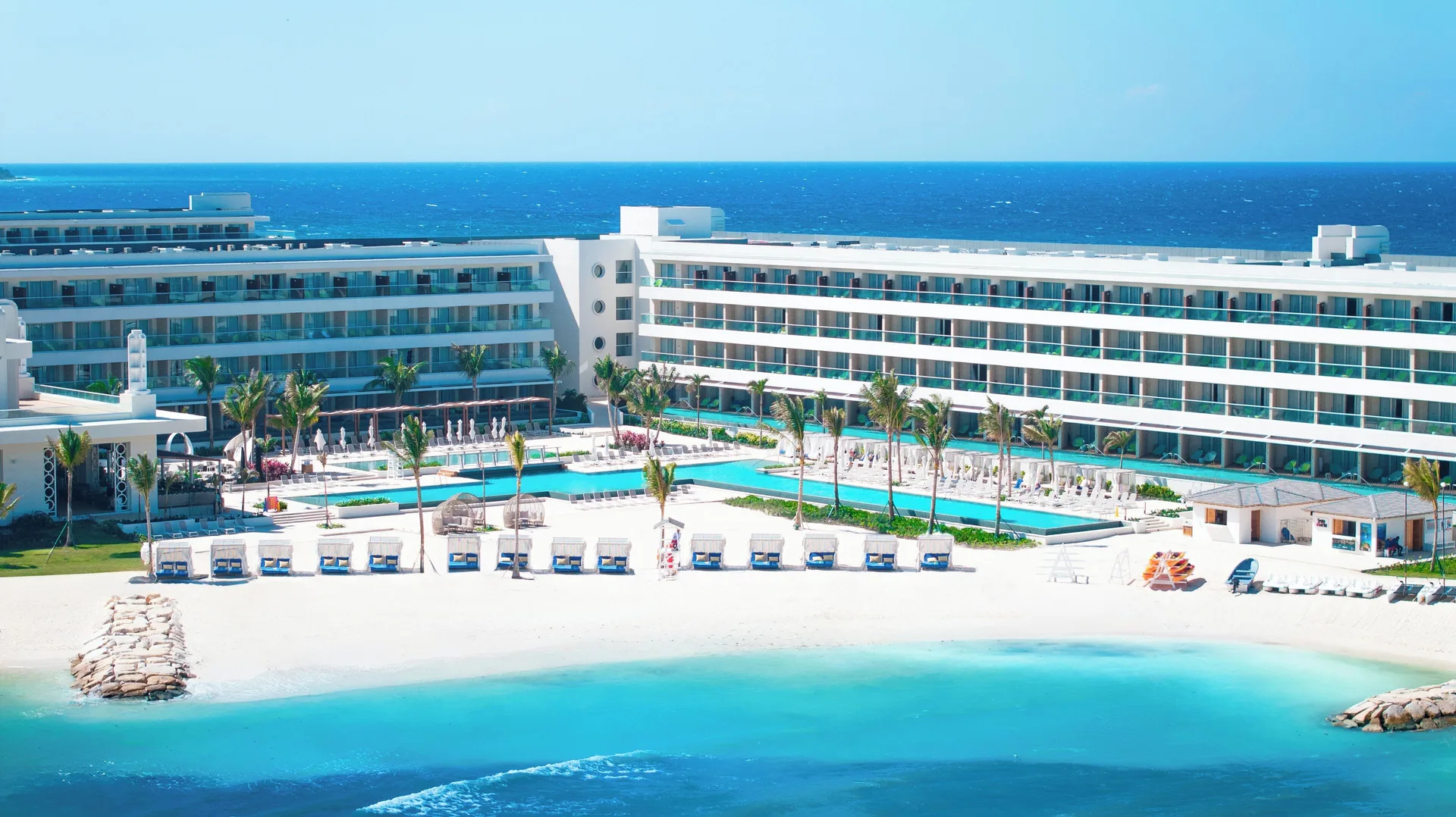 Princess Grand Jamaica Resort all-inclusive beachfront resort with modern design, pools and family amenities