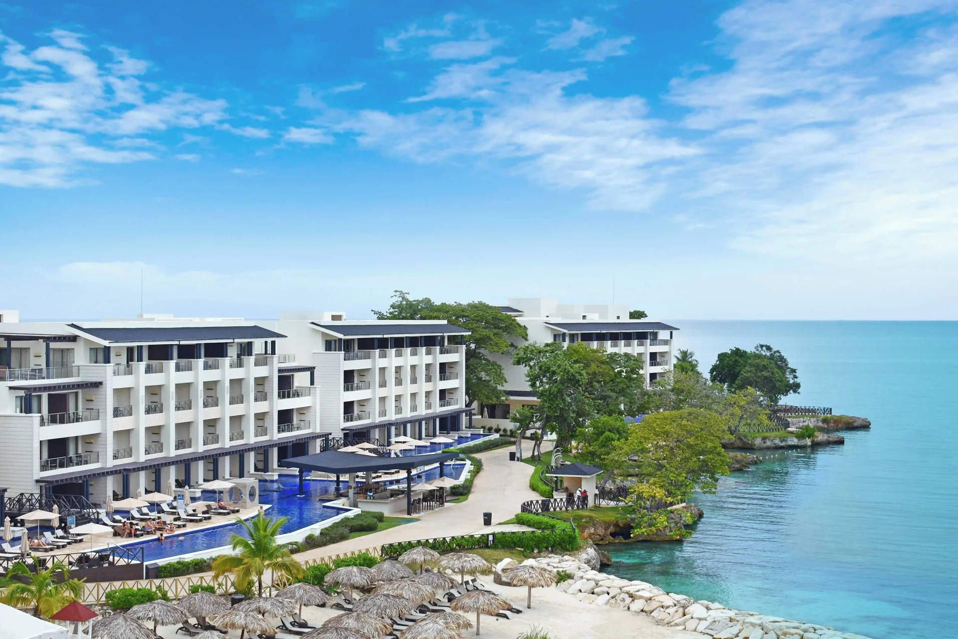 Royalton Hideaway Negril adults-only all-inclusive resort with modern rooms and beachfront pools