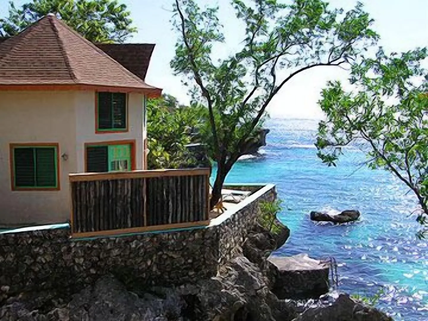 Xtabi Resort cliffside Negril hotel with ocean caves, cottages and laid-back West End atmosphere
