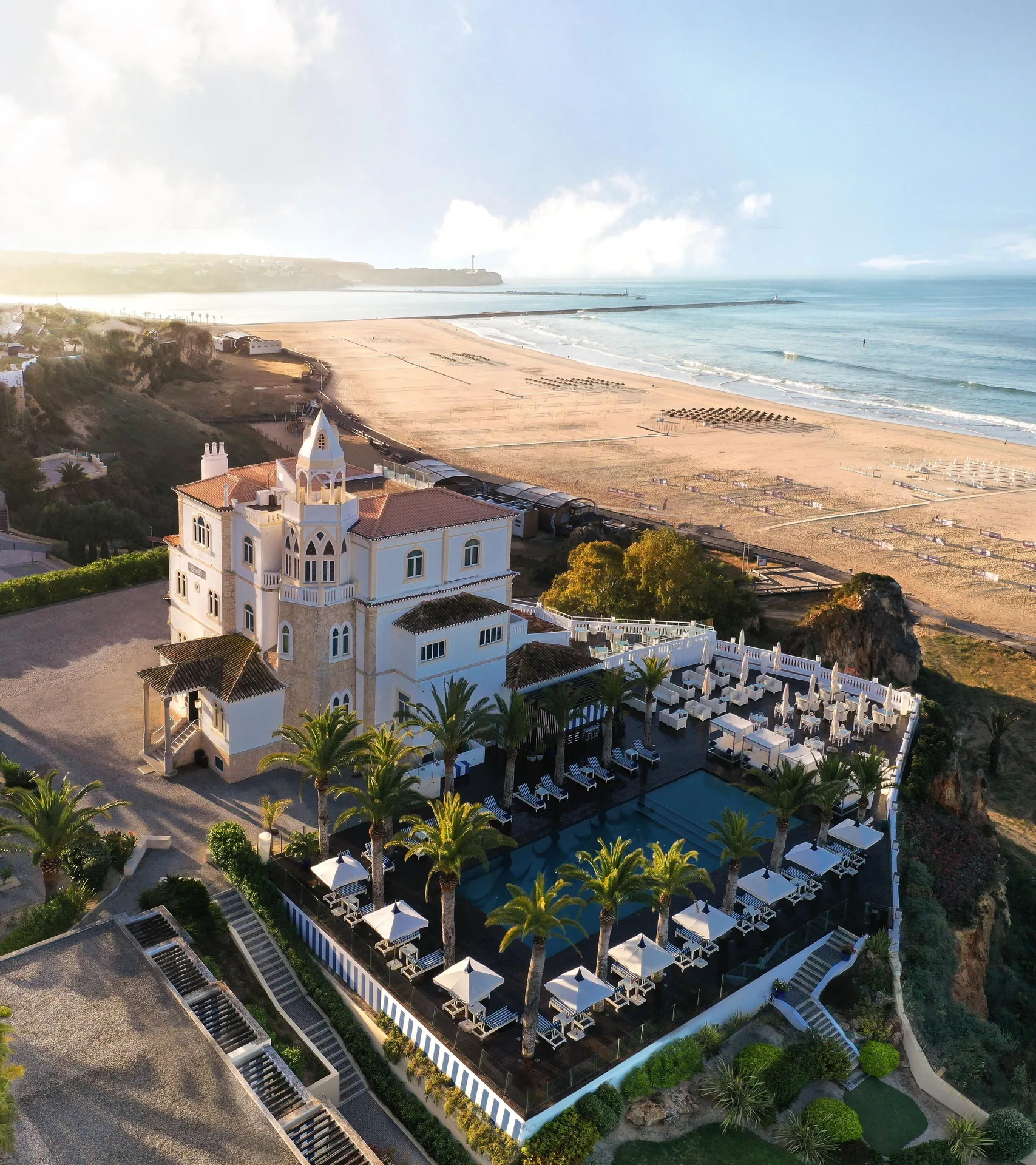 Bela Vista Hotel and SPA Relais and Chateaux luxury Algarve cliffside beach hotel with spa and ocean views