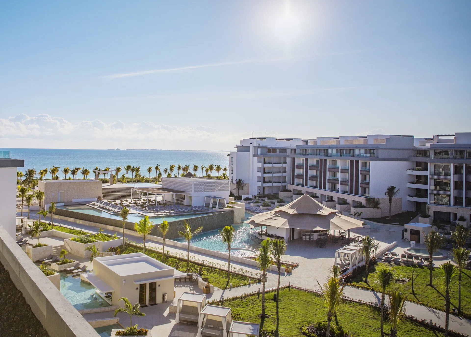 Majestic Elegance Costa Mujeres all-inclusive beachfront resort with family and adults areas