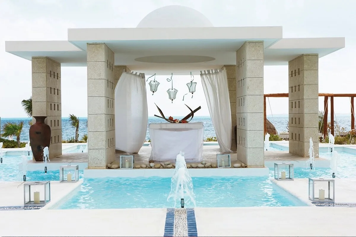 Stone Gazebo Venue at Excellence Playa Mujeres