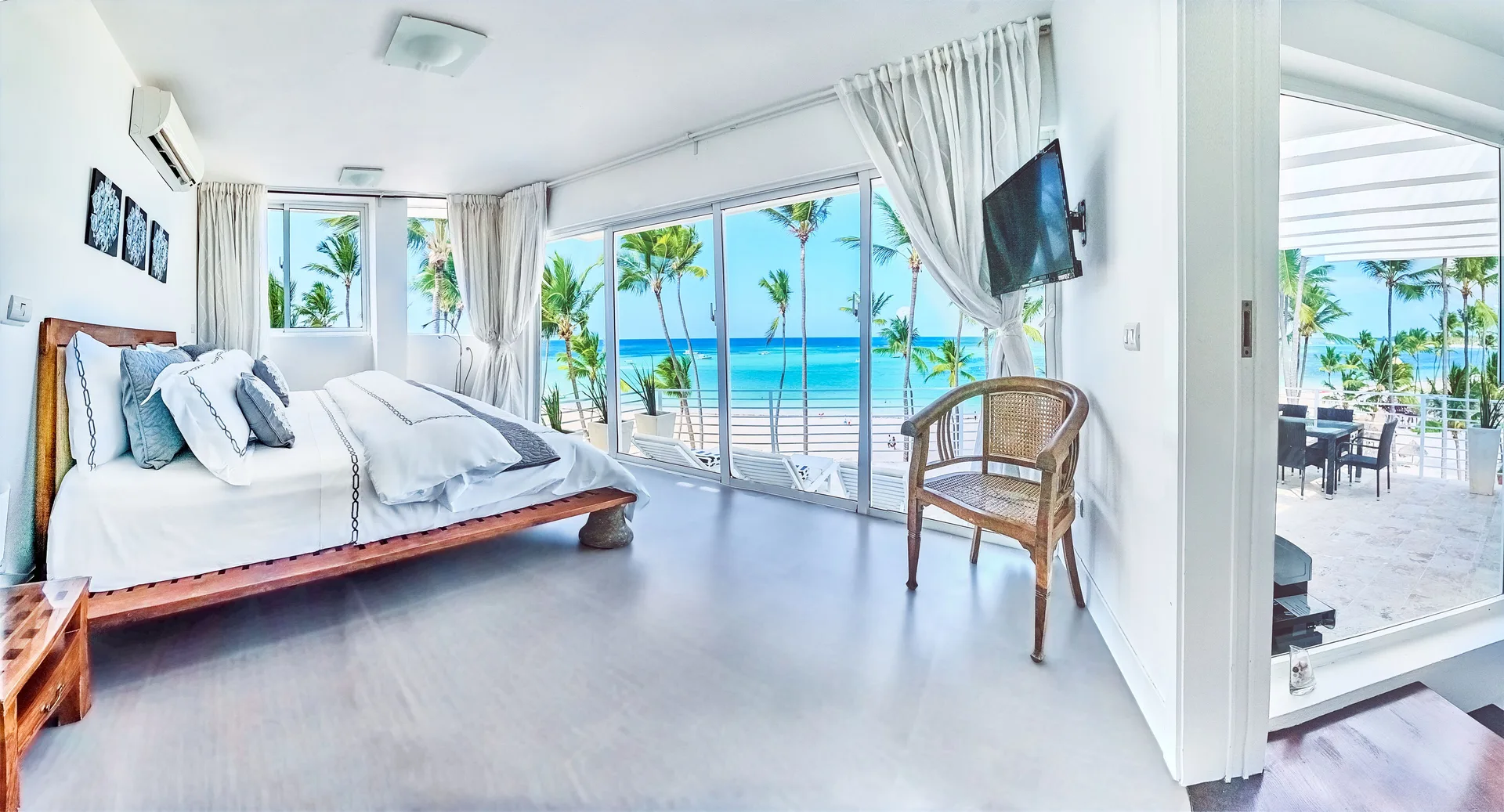 Stunning Ocean View Condo in Punta Cana with balcony views and contemporary coastal apartment style