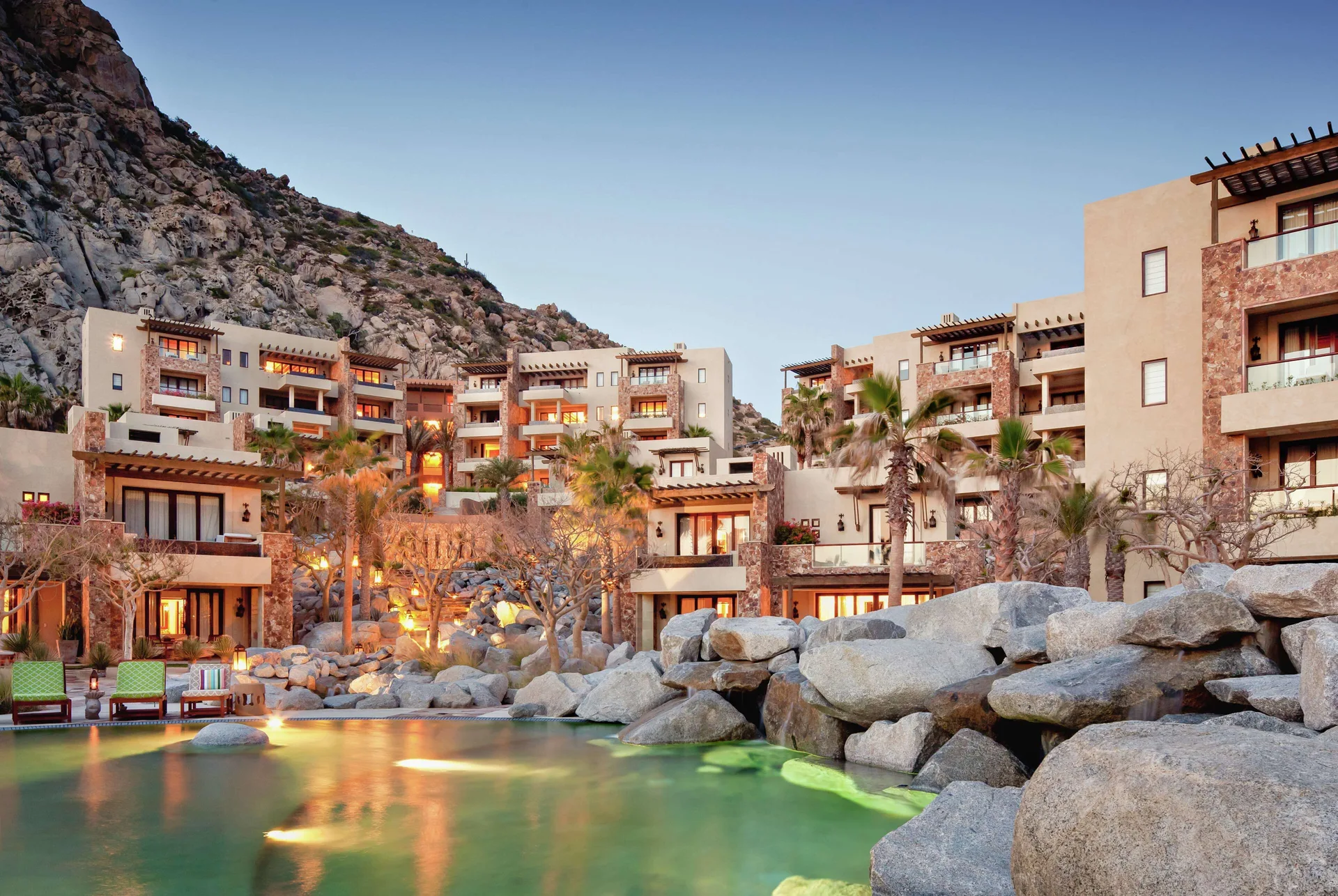 Waldorf Astoria Los Cabos Pedregal cliffside luxury resort with ocean views and private plunge pools