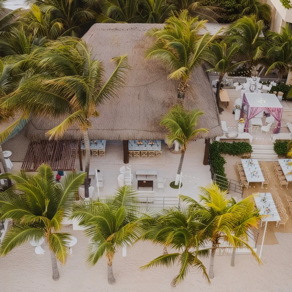 Beachfront Palapa Ganesha Venue at Generations Riviera Maya