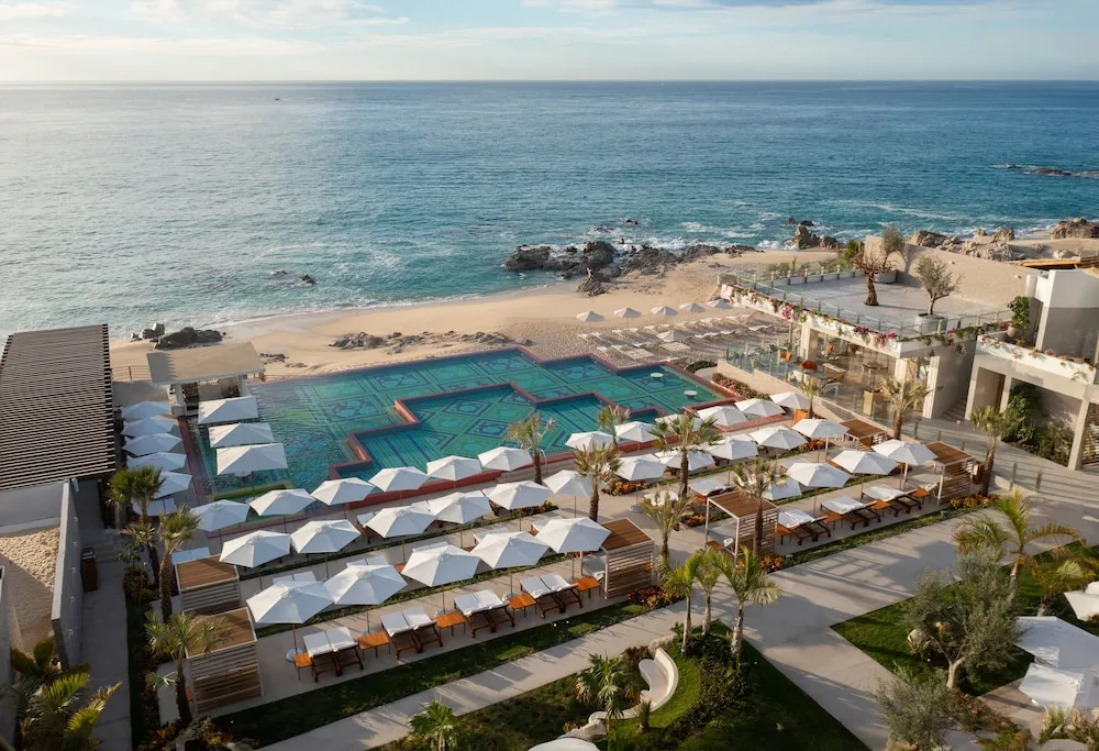 Grand Velas Boutique Hotel adults-only luxury resort in Los Cabos with intimate design and oceanfront setting.