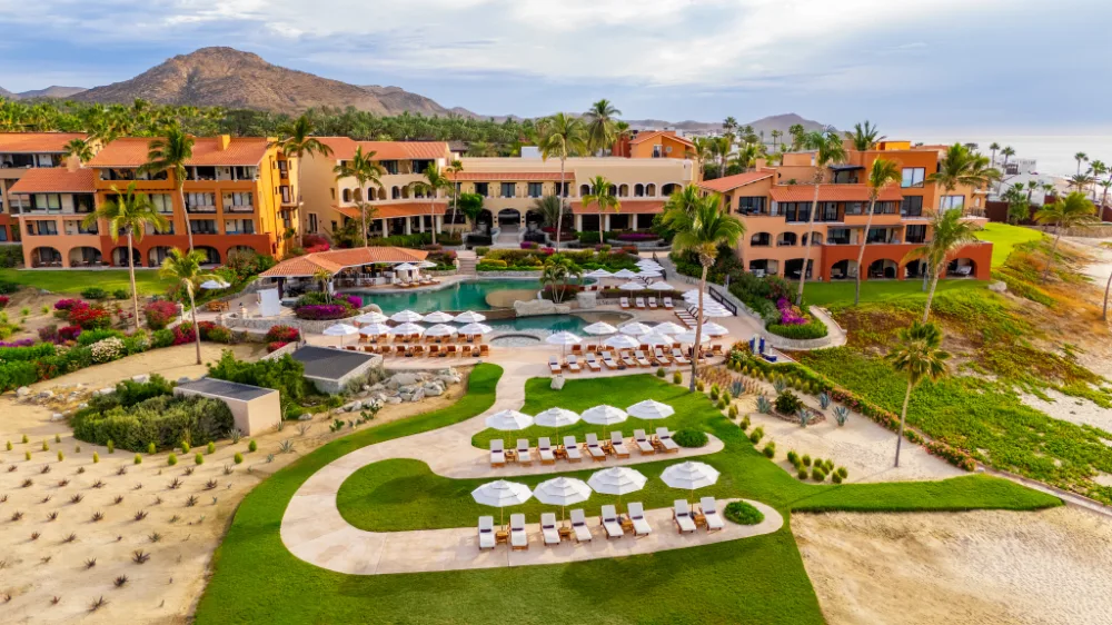 Zoetry Casa del Mar Los Cabos boutique wellness resort with intimate beachfront setting and hacienda-style architecture.
