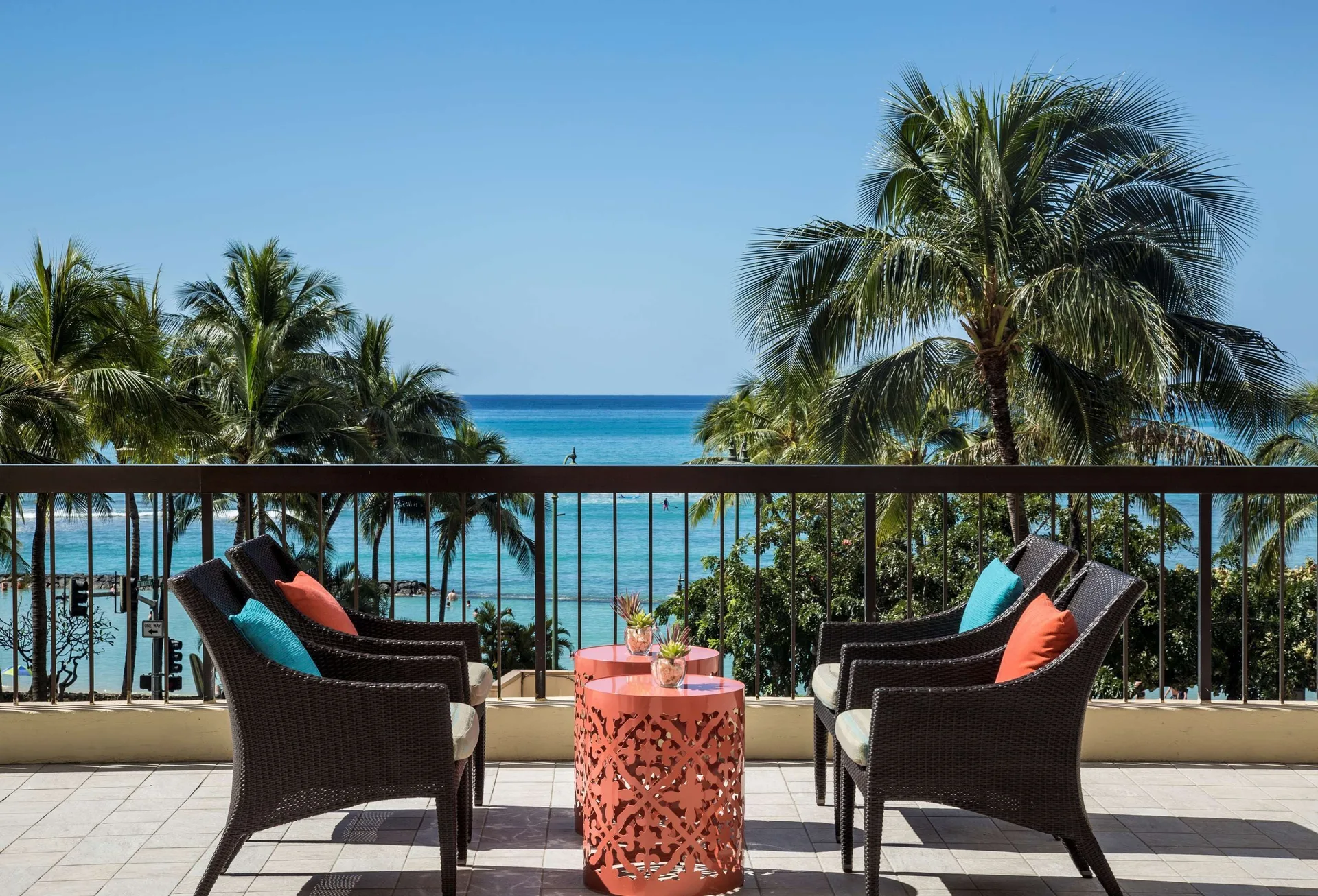Aston Waikiki Beach Tower condominium resort with ocean views and spacious suites
