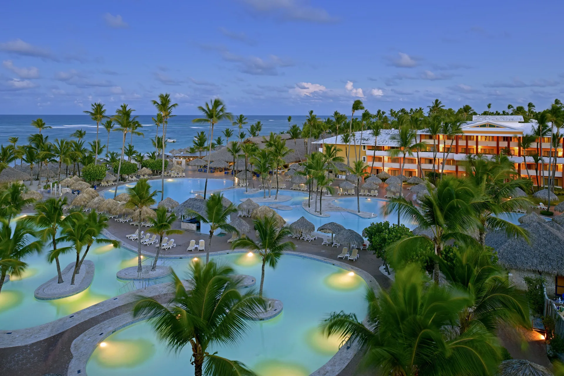 Iberostar Waves Punta Cana all-inclusive resort with beachfront pools and tropical gardens