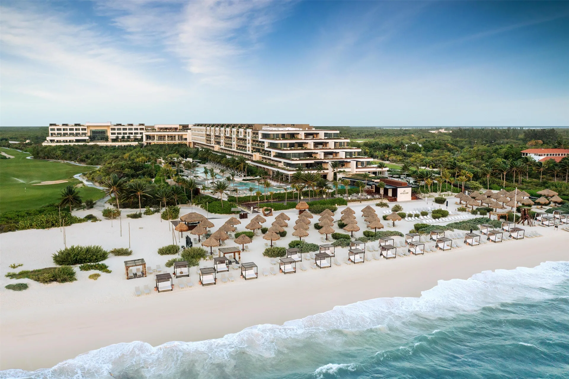 Atelier Playa Mujeres adults-only all-inclusive luxury resort with modern design and golf setting