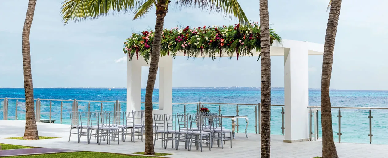 Ocean View Terrace Venue at Hotel Riu Cancun