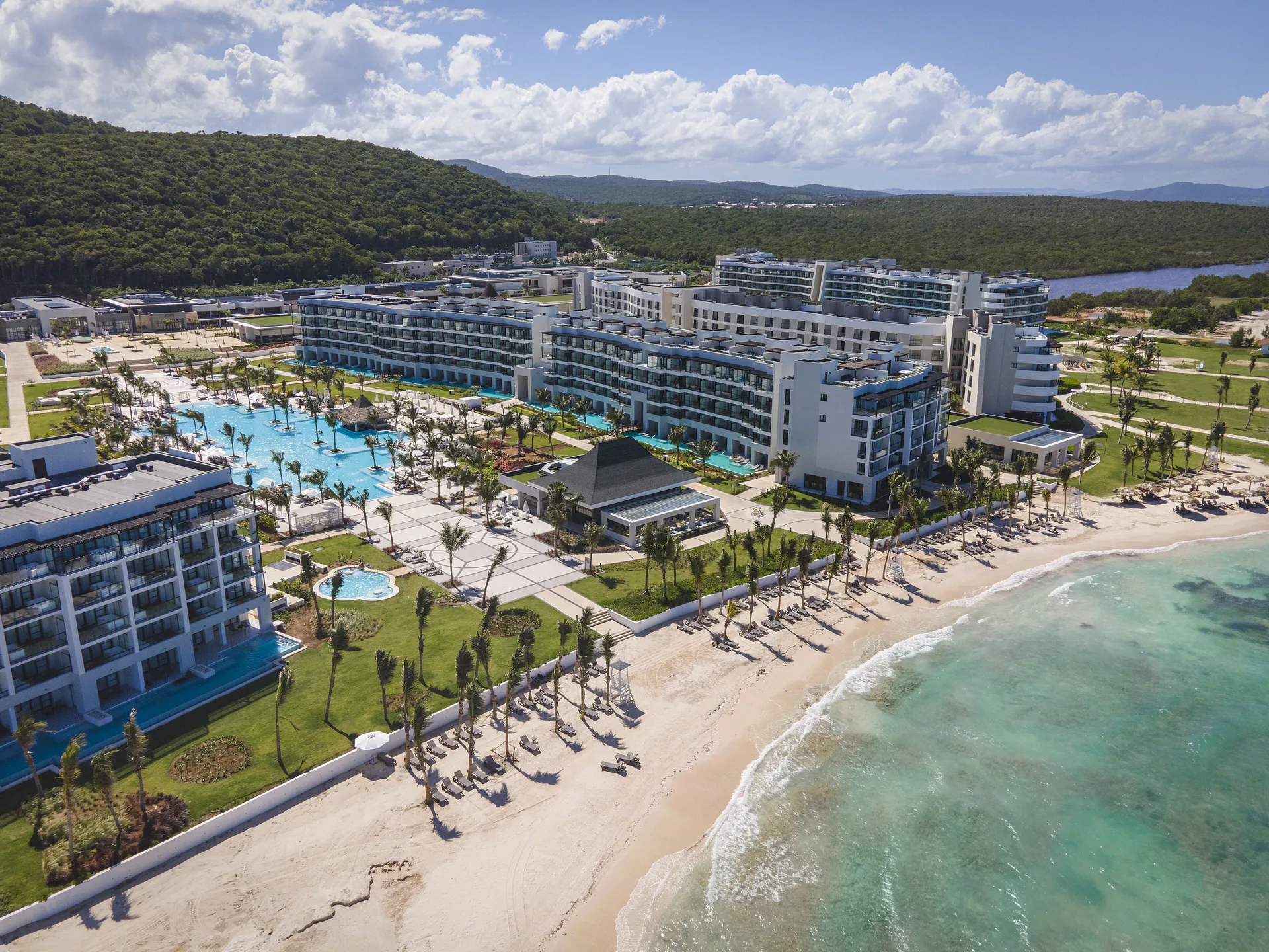 Ocean Eden Bay adults-only all-inclusive resort with modern beachfront style and relaxed pool scene