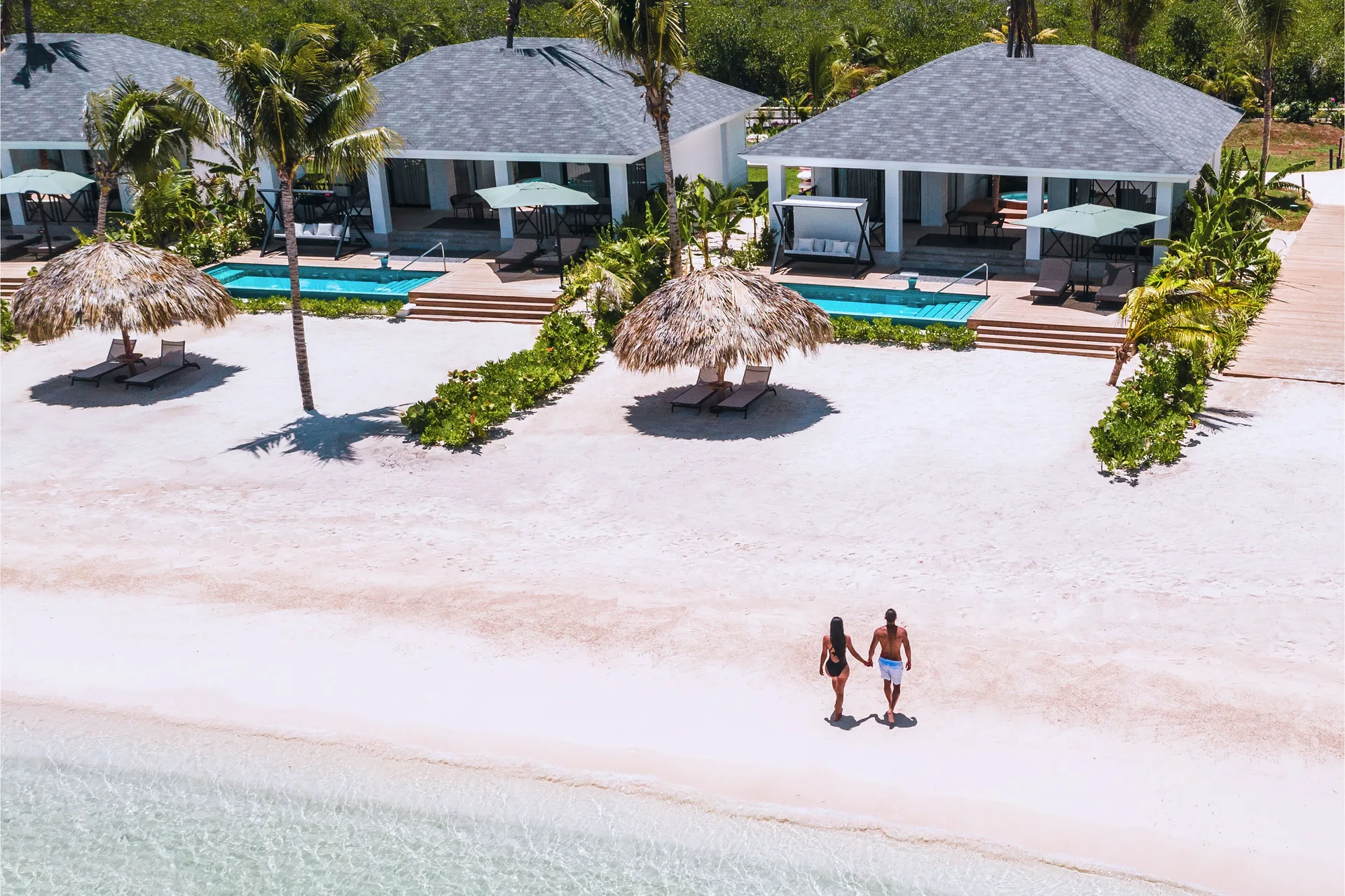 The Beach Villas at Excellence Oyster Bay luxury adults-only beachfront villas with private pool atmosphere
