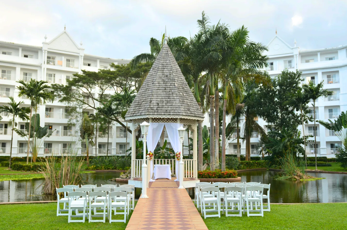 Beach Gazebo Venue at Hotel Riu Ocho Rios