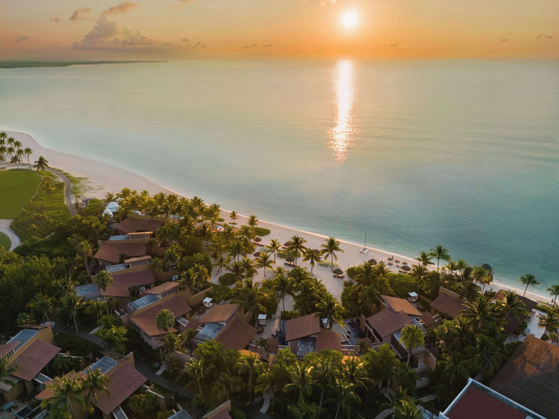 Banyan Tree Mayakoba luxury Playa del Carmen resort with private villas and tropical waterways