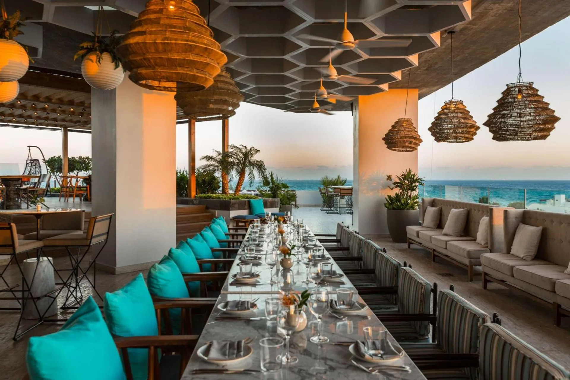 Downtown House Rooftop Patio Venue at Hyatt Centric Playa del Carmen - Downtown House & Beach House