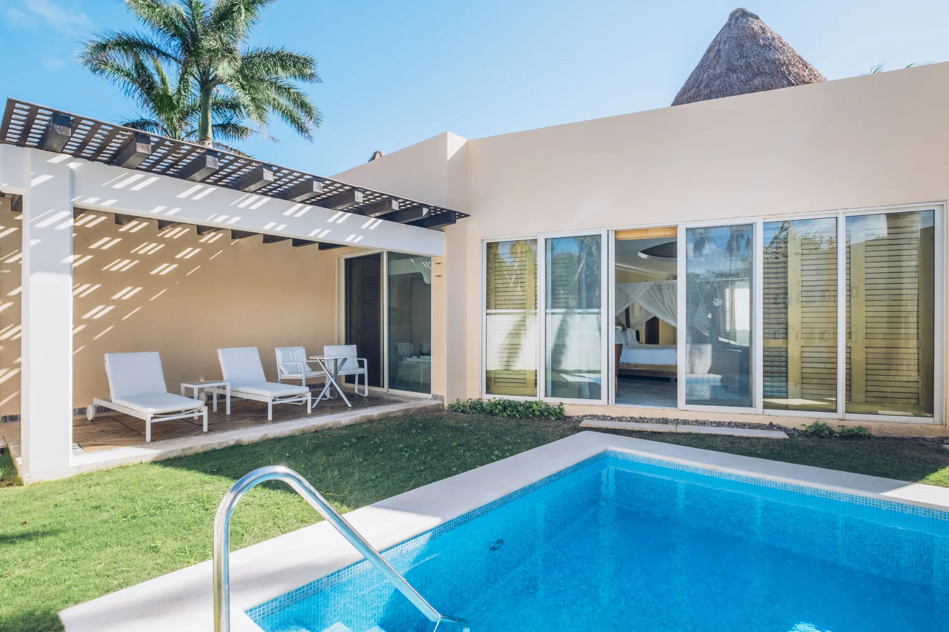 Romantic Villa private pool and terrace at JOIA Paraíso by Iberostar.