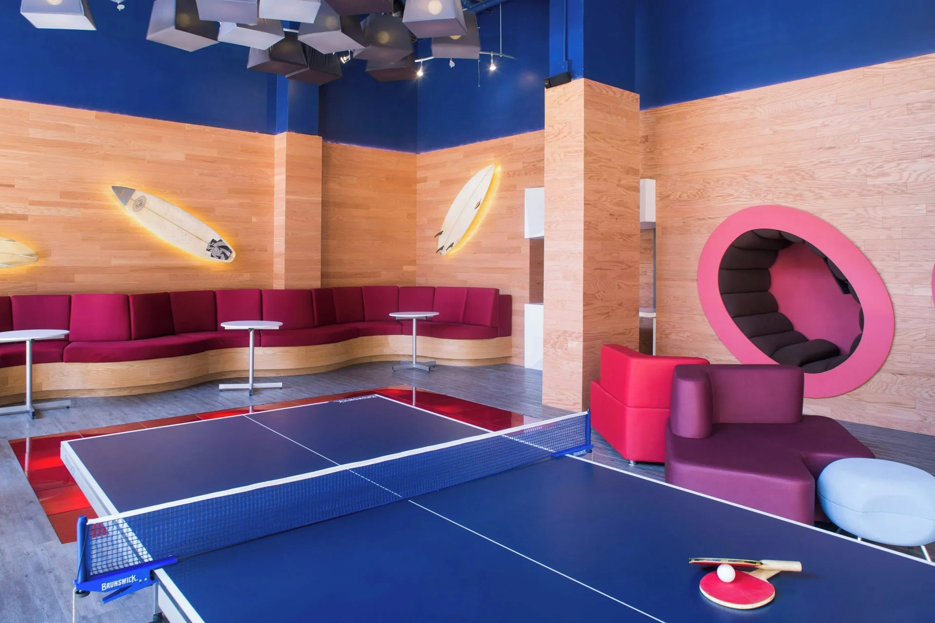 Kids club game room with table tennis at JW Marriott Los Cabos Beach Resort & Spa.