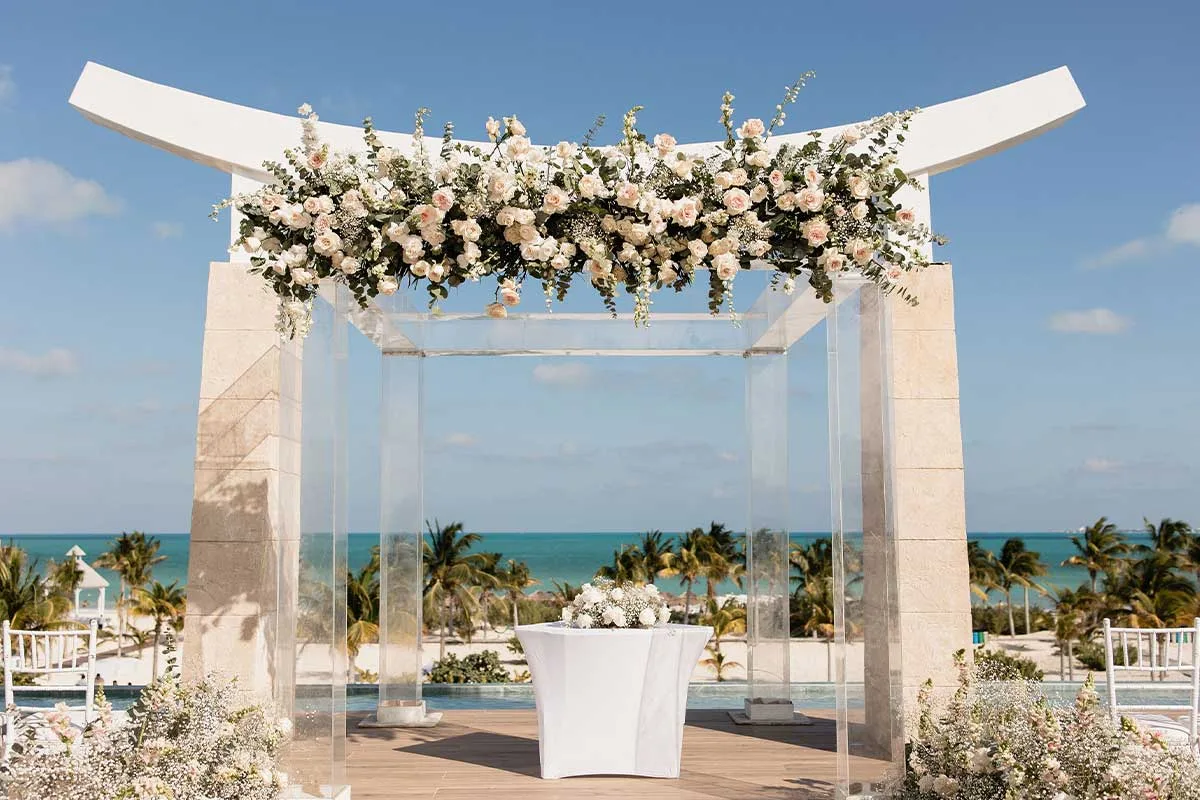 Sky Wedding Gazebo Venue at Majestic Elegance Costa Mujeres
