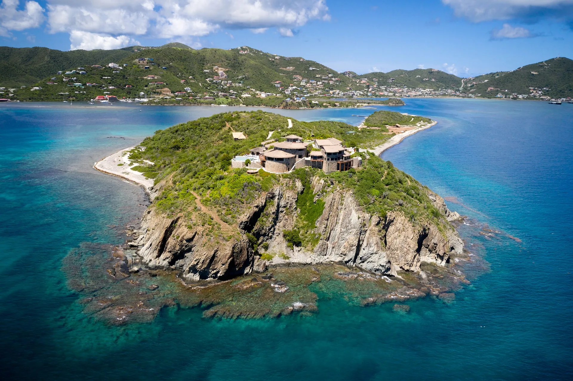 The Aerial BVI private island resort with wellness focus, ocean views, and secluded luxury setting