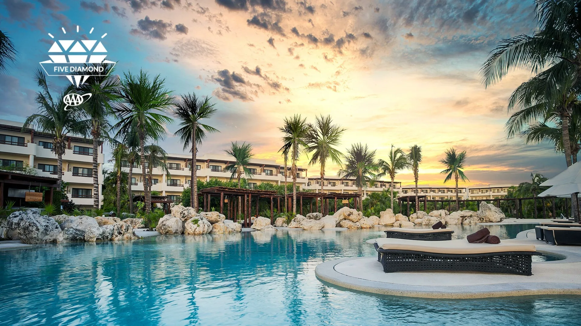Secrets Maroma Beach Riviera Cancun adults-only all-inclusive resort with white sand beach and romantic suites
