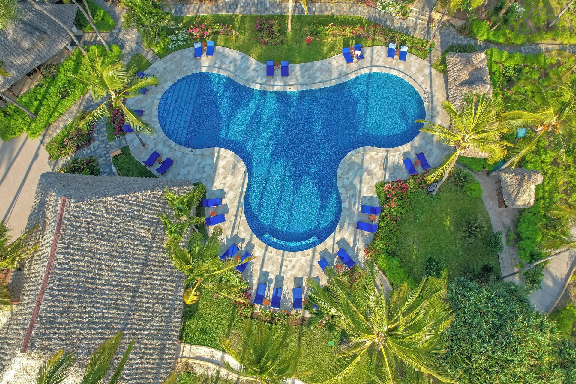 Breezes Beach Club and Spa Half Board Zanzibar beach resort with tropical gardens and spa