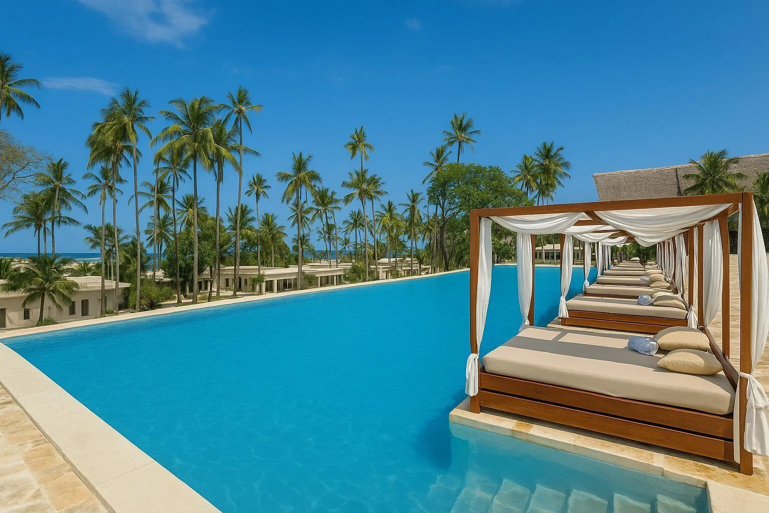 Diamonds Mapenzi Beach Zanzibar all-inclusive resort with palm gardens and beachfront rooms