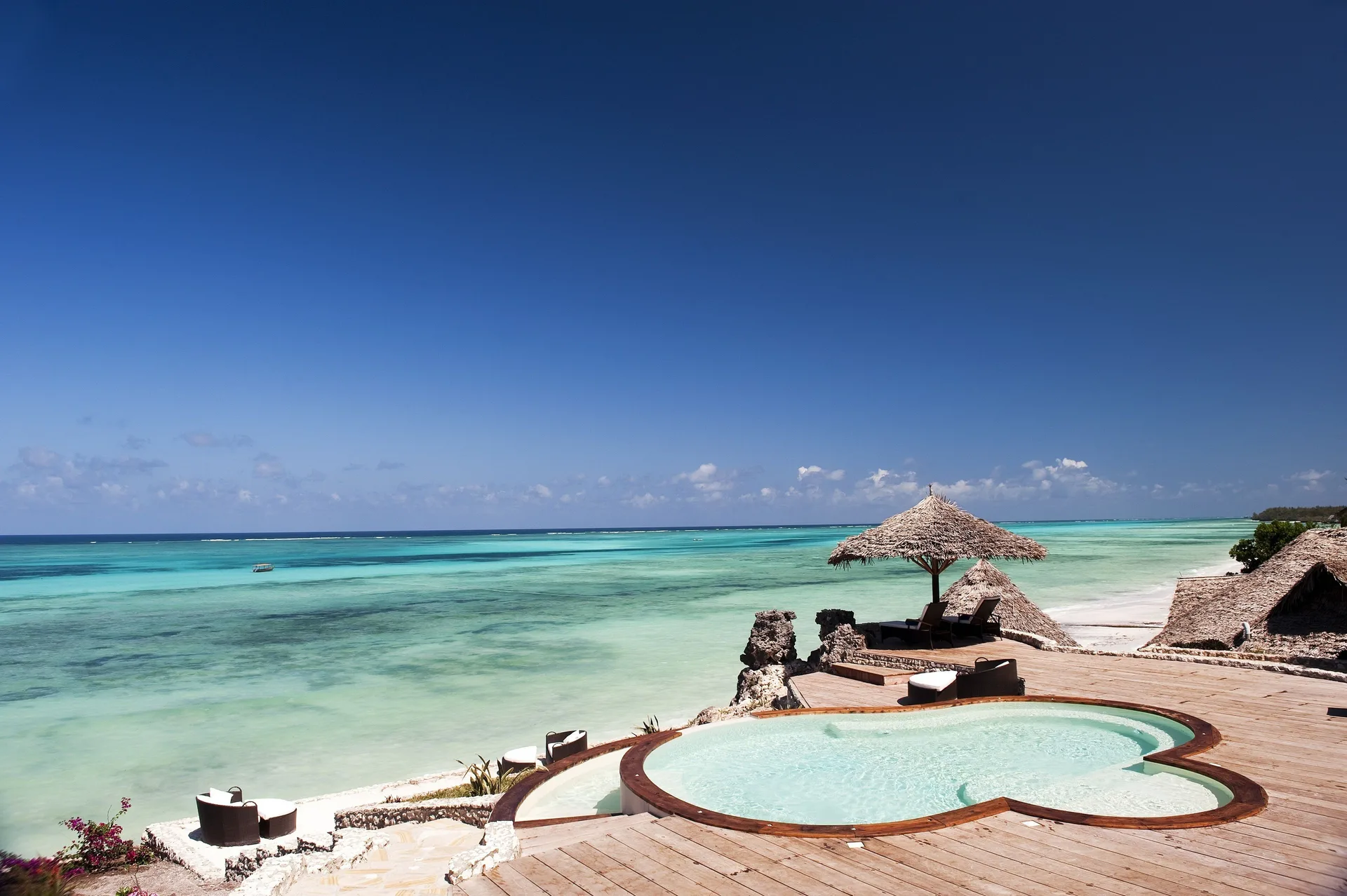 Karafuu Beach Resort and Spa Zanzibar beachfront resort with pools gardens and spa