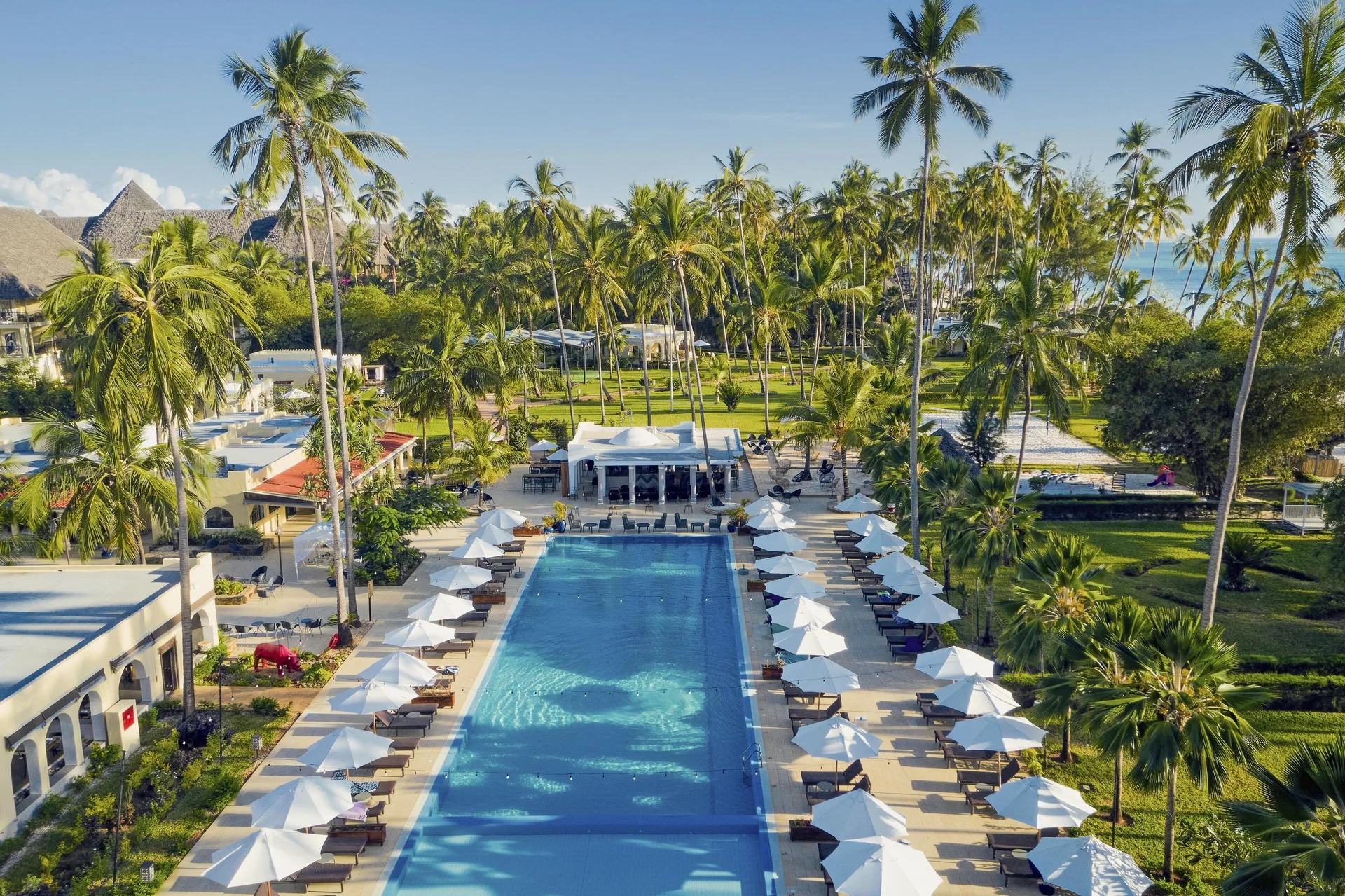 TUI BLUE Bahari Zanzibar all-inclusive beach resort with pools and Indian Ocean views