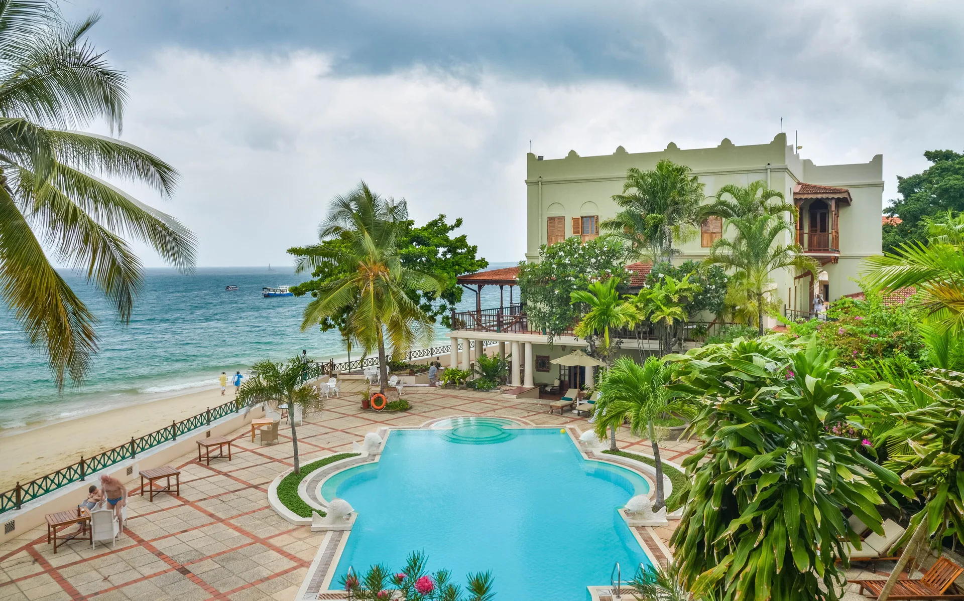 Zanzibar Serena Hotel Stone Town seafront hotel with historic style and ocean views