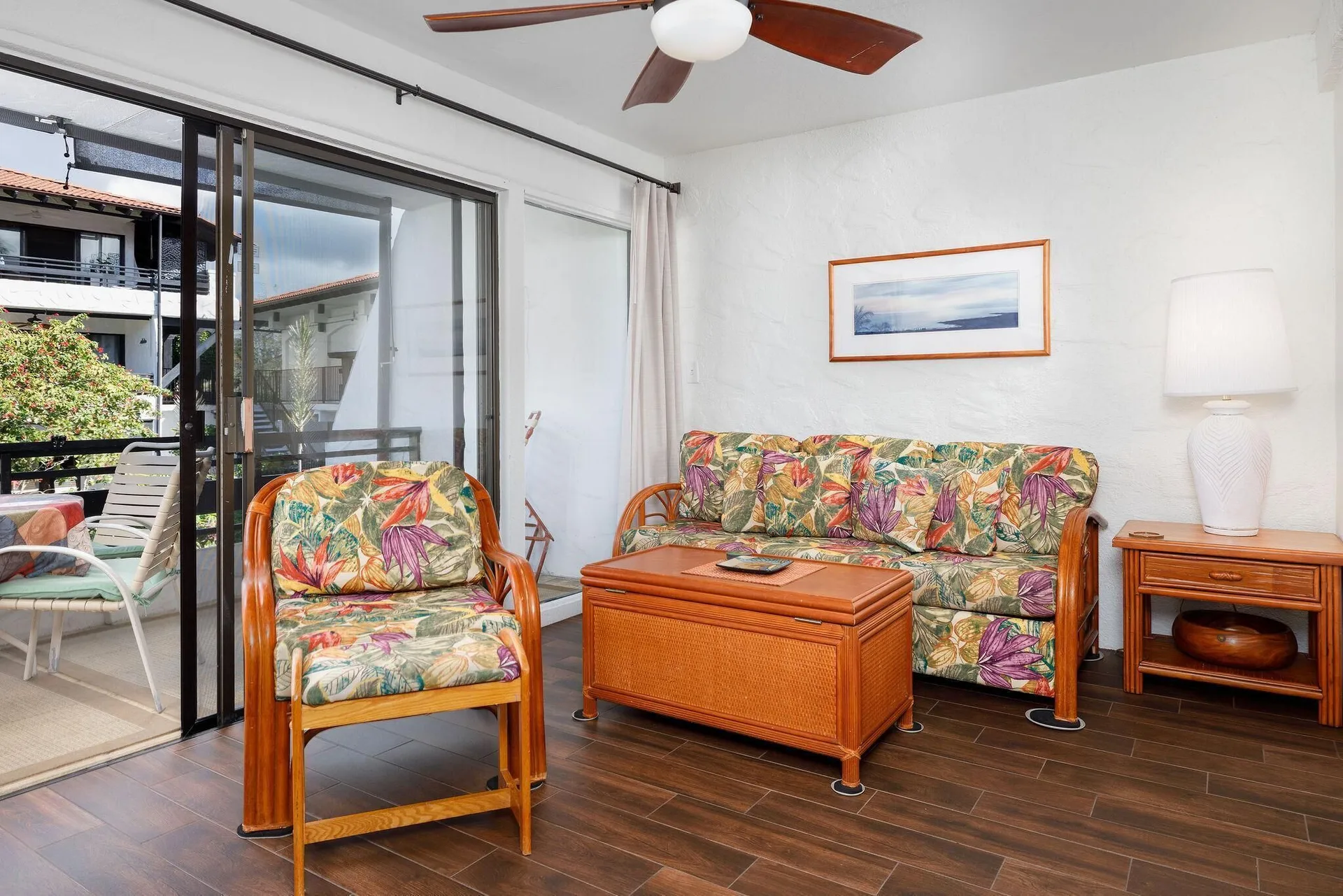 Casa De Emdeko 204 oceanfront Kona condo rental with private residential feel and coastal views