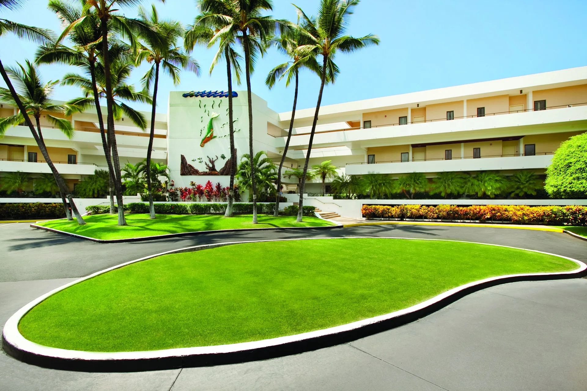 Royal Sea Cliff Kona by OUTRIGGER oceanfront condo resort with tiered design and coastal views