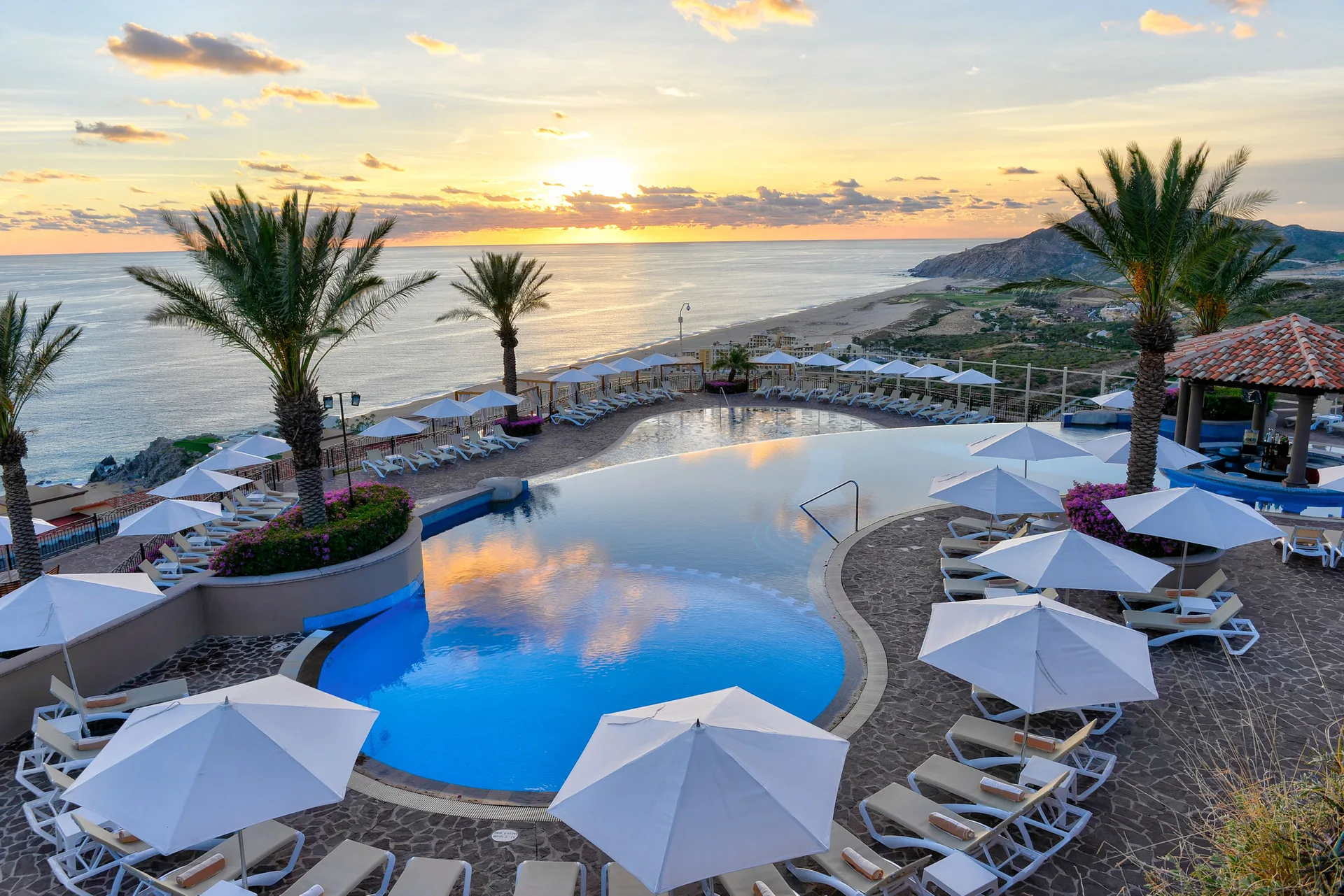 Pueblo Bonito Sunset Beach Golf and Spa Resort all-inclusive Cabo resort with hillside ocean views
