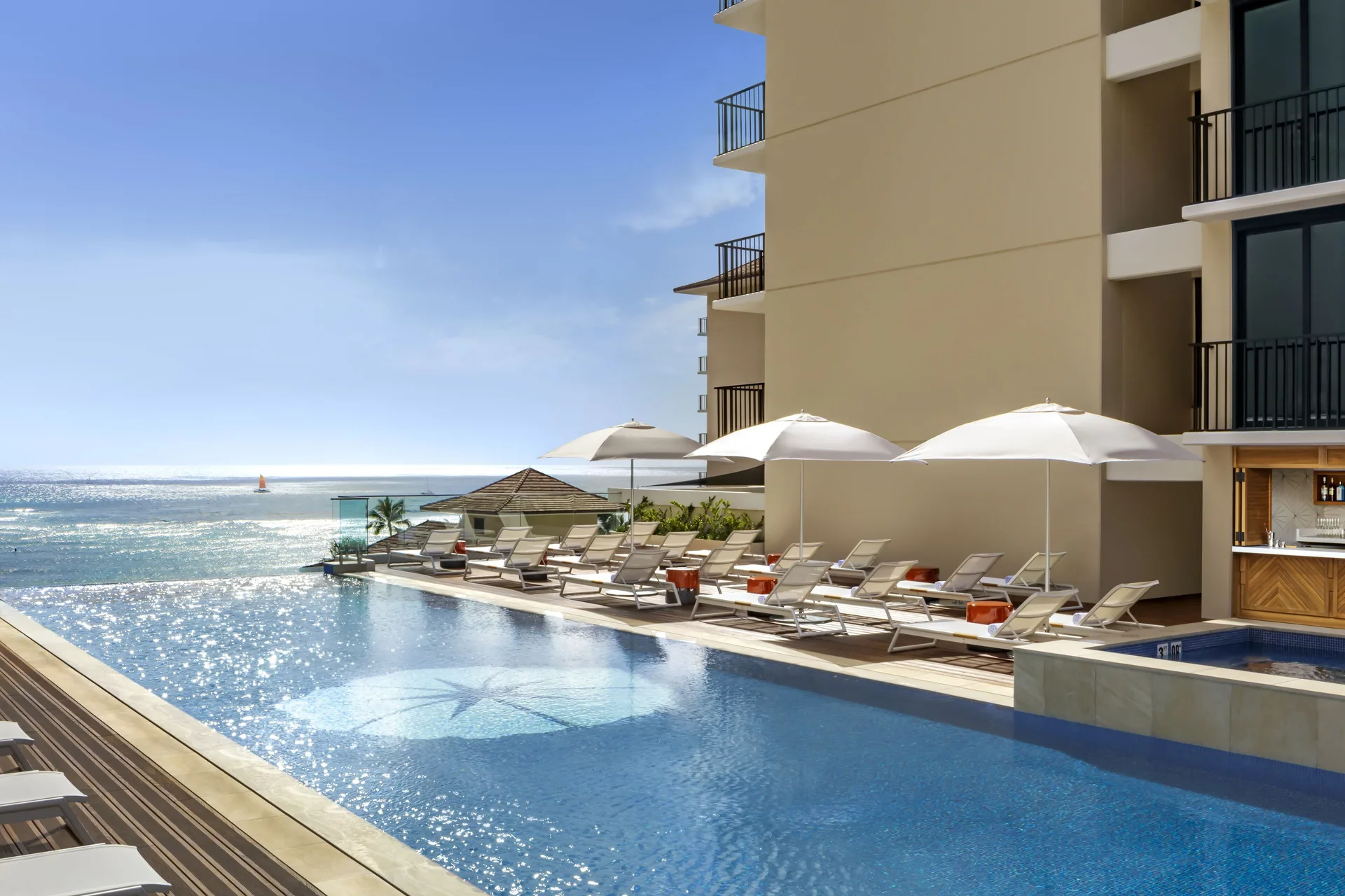 Halepuna Waikiki by Halekulani boutique luxury hotel with refined design and central Waikiki location