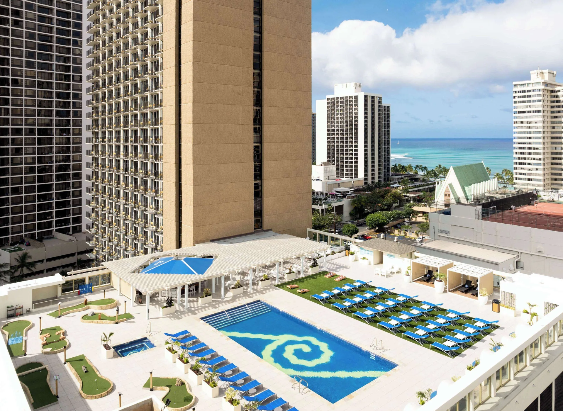 Hilton Waikiki Beach Resort and Spa high-rise Waikiki hotel with pool and beach-adjacent location