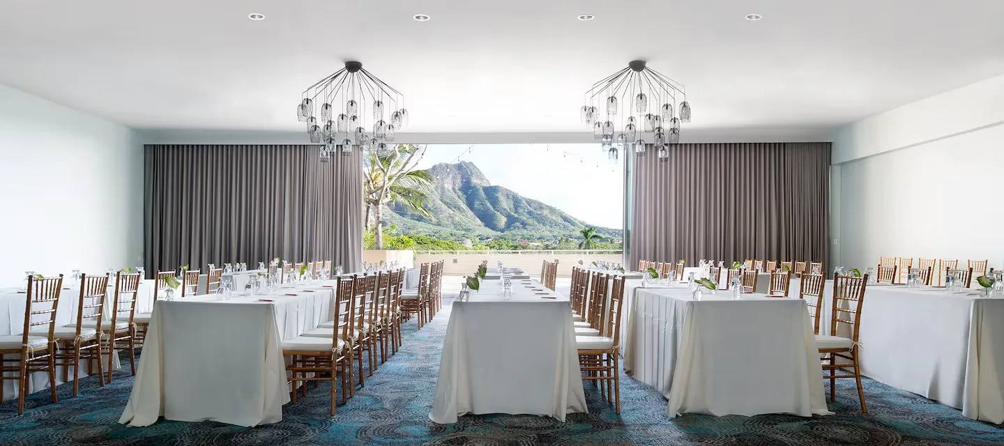 Le‘āhi Room Venue at Queen Kapiolani Hotel