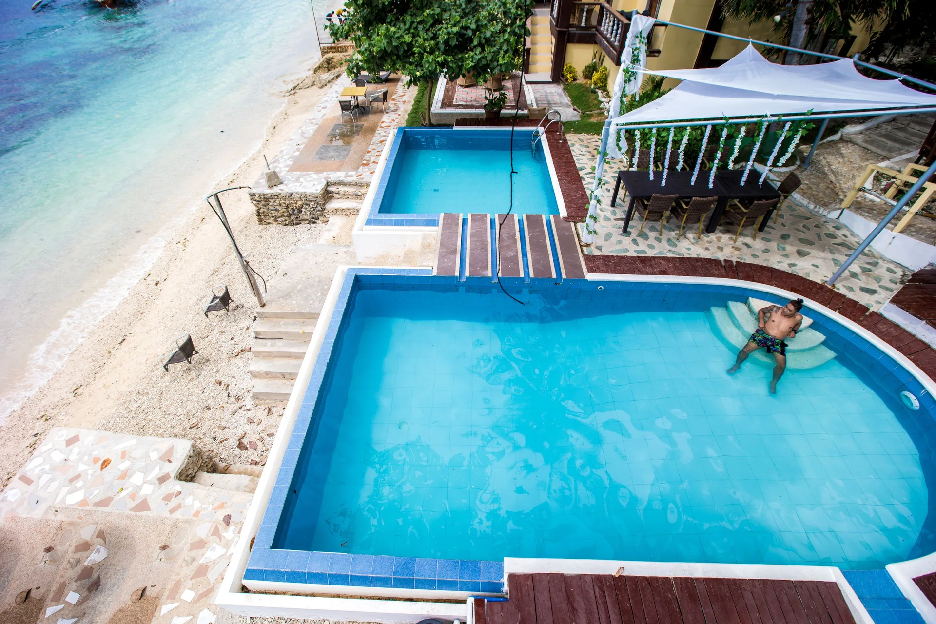 Seafari Resort Oslob cliffside seaside resort with ocean views and tropical pool