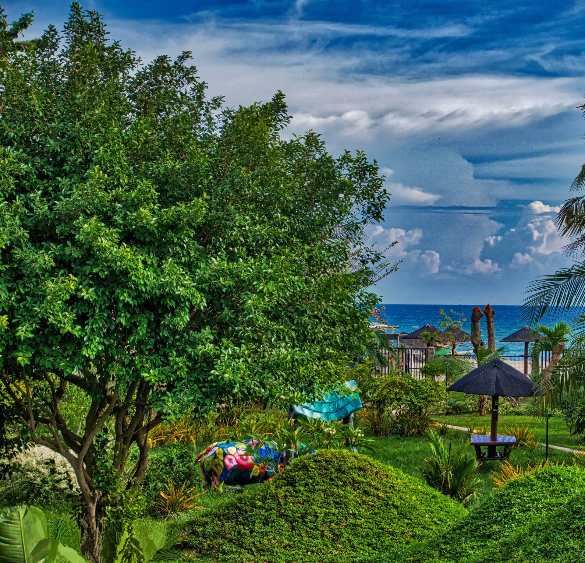 White Chocolate Hills Resort Zamboanguita tropical resort with pool gardens and dive access