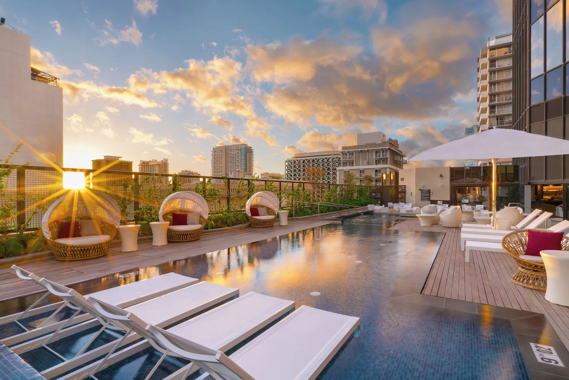 Hyatt Centric Waikiki Beach modern central hotel with urban design and walkable location