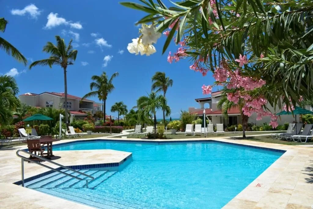 Antigua Village Beach Resort beachfront condo-style property with relaxed setting on Dickenson Bay