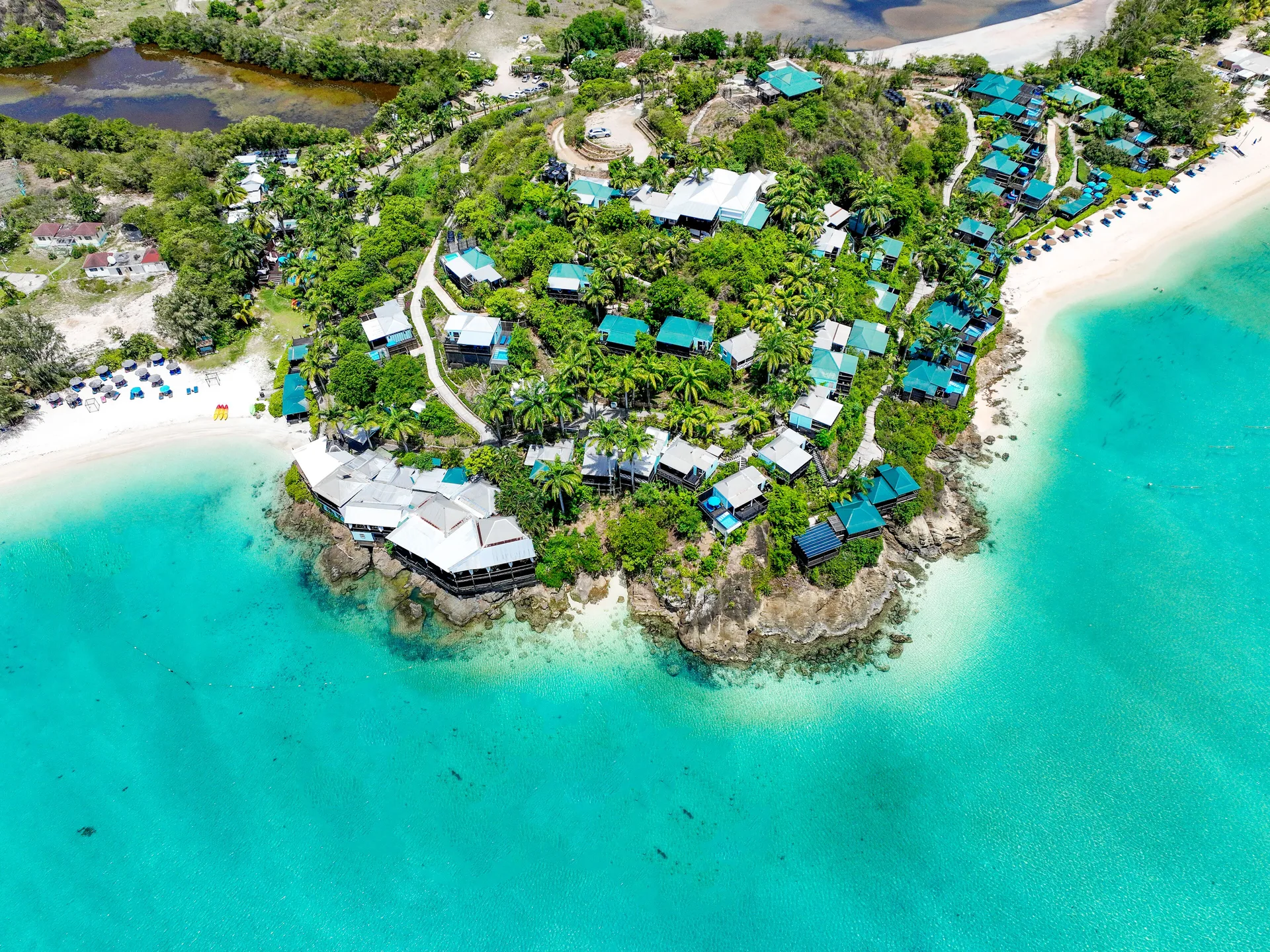 COCOS Hotel couples-focused Antigua resort with hillside cottages and romantic Caribbean views