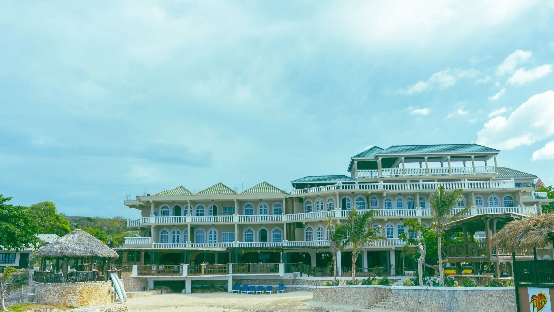 Tiamo Beach Resort and Spa beachfront resort with spa amenities and relaxed island atmosphere