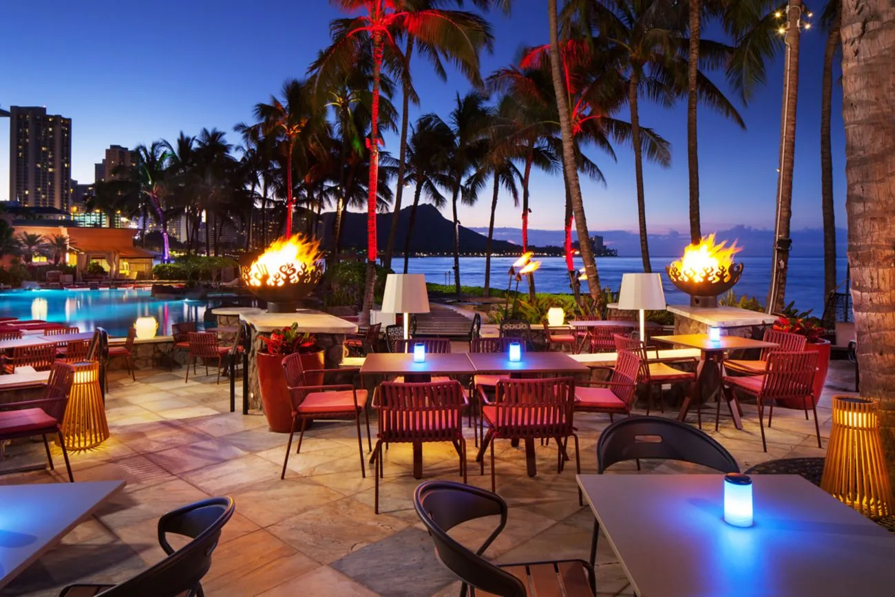 The Edge Infinity Pool Deck Venue at Sheraton Waikiki Beach Resort